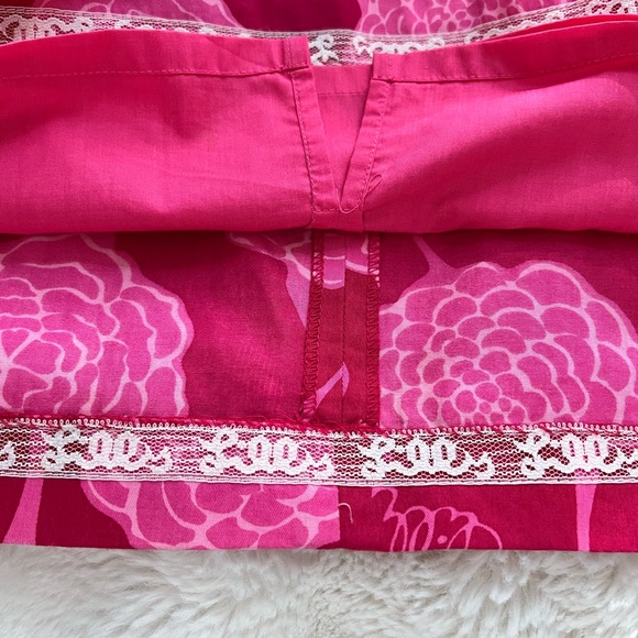 Vintage Lily Pink Peony Skirt - Picture 4 of 4